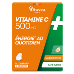 Vitamine C 500mg à croquer à l'orange x24