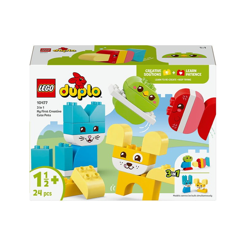 Duplo les jolis animaux créatifs 3en1 10477 dès 18 mois