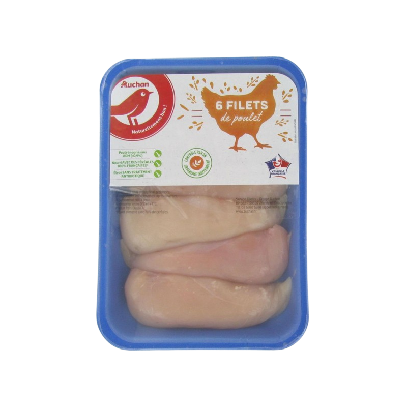 Filets de Poulet Blanc 670g