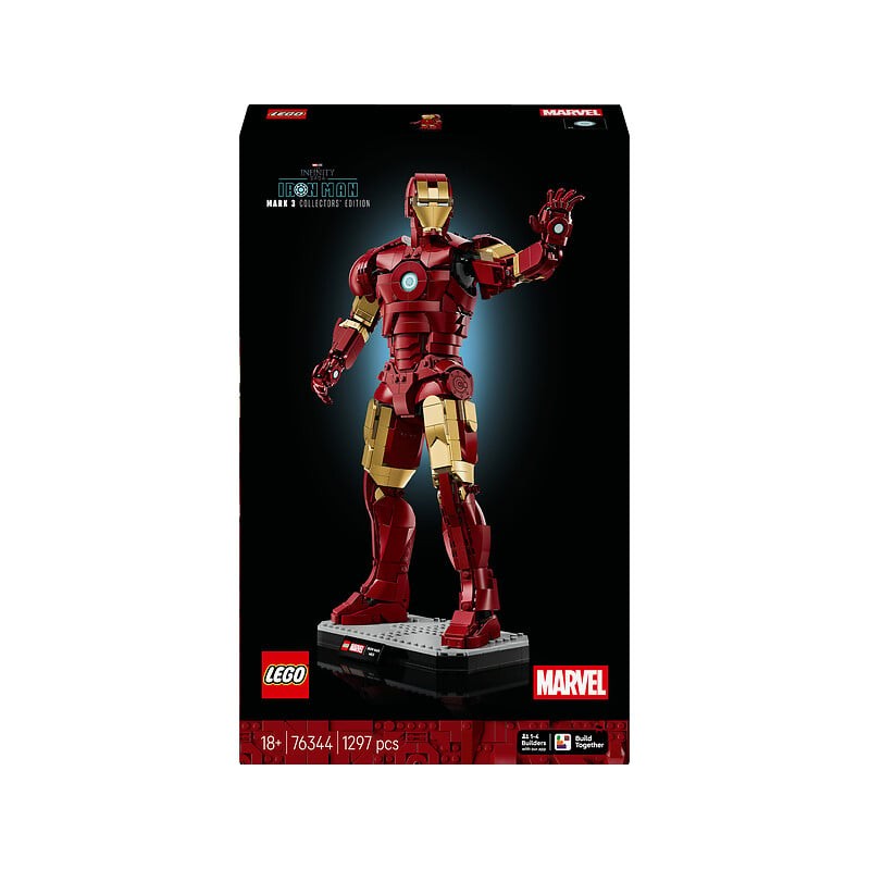 Marvel Iron Man Mark 3 édition collector 76344 dès 18 ans