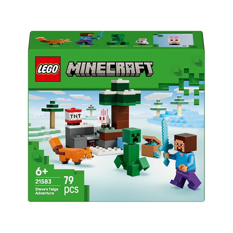 Minecraft les aventures de Steve dans la taïga 21583 dès 6 ans
