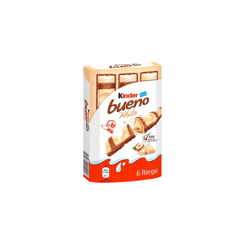 Kinder bueno blanc x6 117g