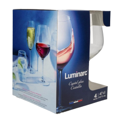 Verre à vin rouge 4x47cl