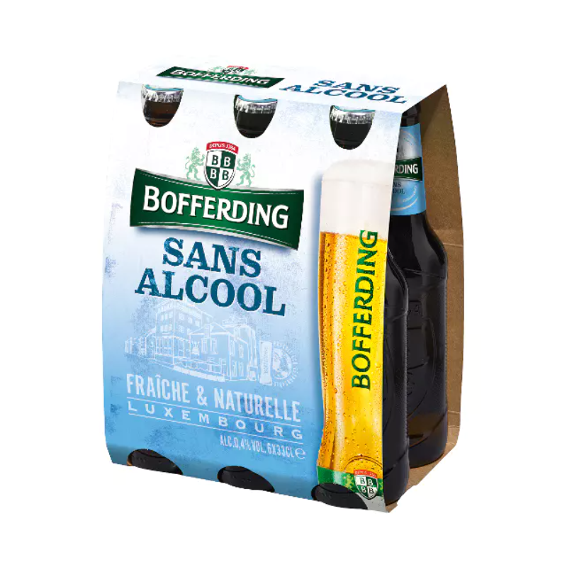 Bière sans alcool 0.4% 6x33cl