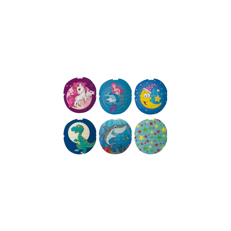 Lampion 24cm modèle aléatoire x1