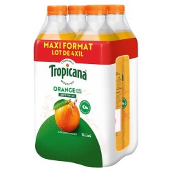 Jus d'orange pressée avec pulpe 4x1l