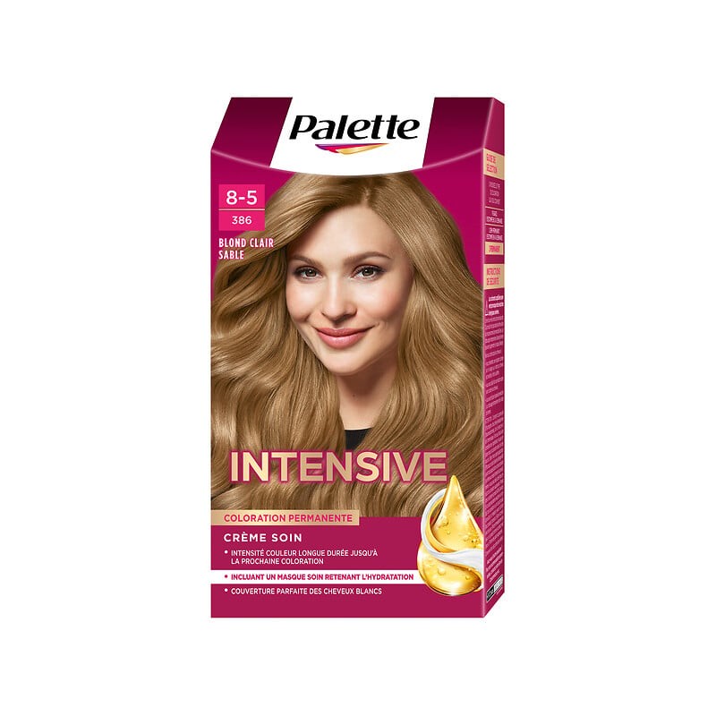 Coloration crème soin permanente 386 blond clair sable