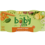 Légumes et boeuf dès 6 mois 2x200g