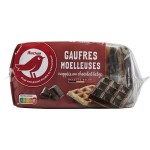Gaufres moelleuses nappées au chocolat belge x8 296g