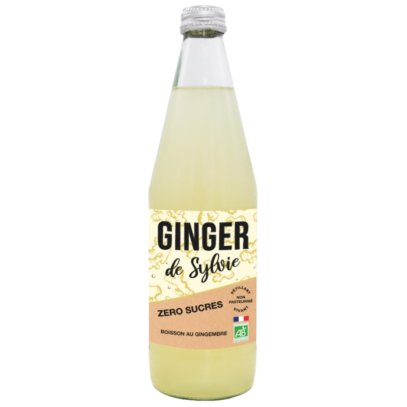 Ginger beer bio zero sucres 50cl