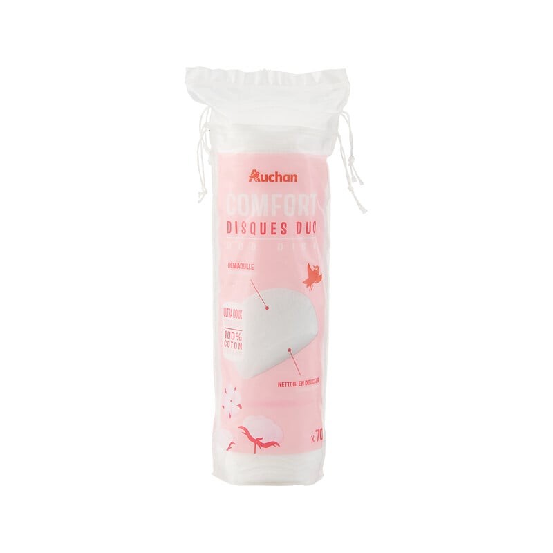 Disques coton comfort à démaquiller x70