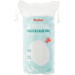 Disques ovales cotons sensitive à démaquiller à l'aloé vera x50