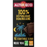 Tablette de chocolat noir 100% cacao bio République Dominicaine 90g