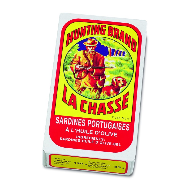 Hunting Sardines Portugaises à l'Huile d'Olive 85g