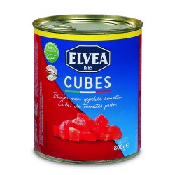Tomates Pelées en Cubes 800g