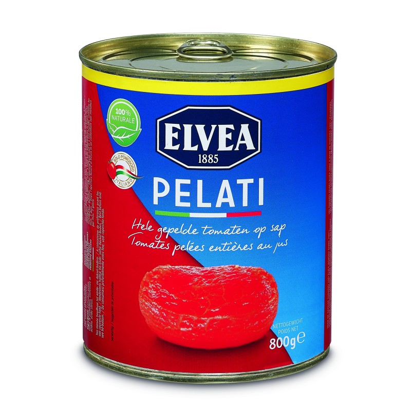 Tomates Pelées avec Jus de Tomates 800g