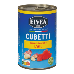 Cubes de Tomates Ail 400g