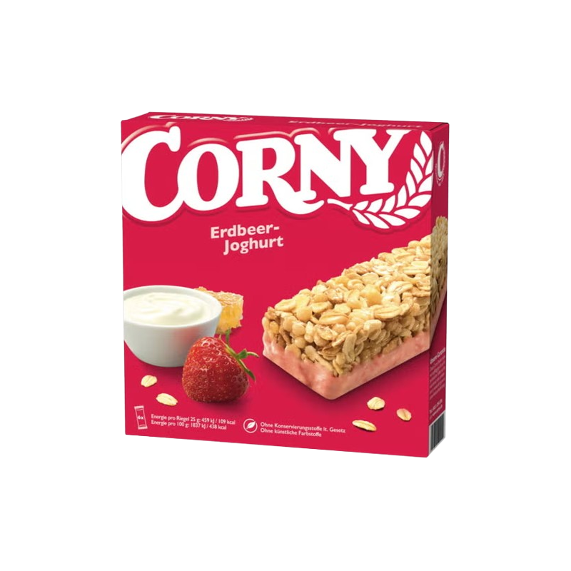 Barre muesli yaourt au fraise 6x25g