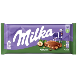 Tablette de chocolat noisettes 90g