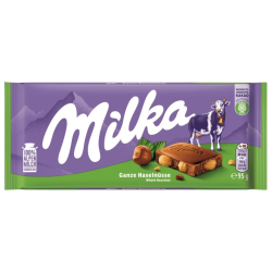 Tablette de chocolat Mmmax au lait et noisettes entières 250g