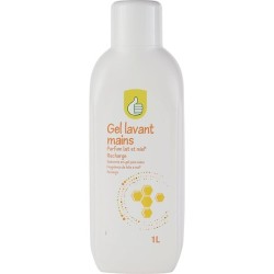 Gel lavant mains parfum lait et miel 1l