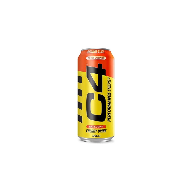 Boisson énergisante orange zéro sucres boîte 50cl