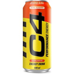 Boisson énergisante orange zéro sucres boîte 50cl