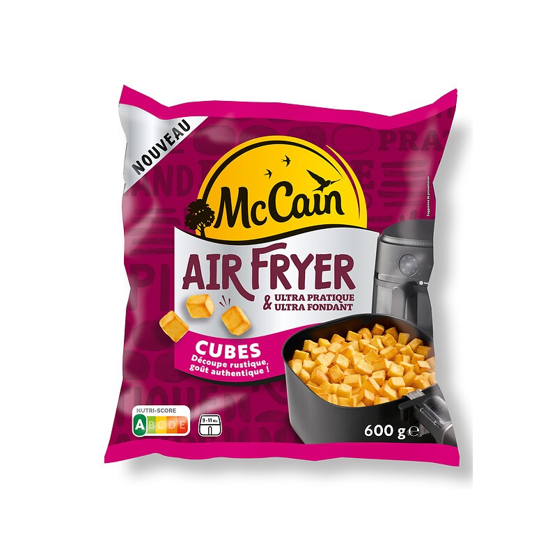 Pommes de terre cubes airfryer 600g