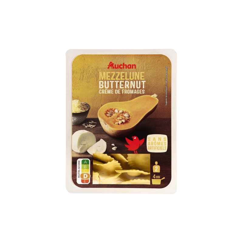Pâtes farcies mezzelune butternut crème de fromages 250g