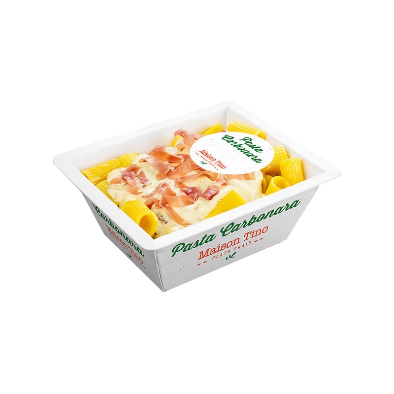 Plat préparé pâtes carbonara 350g