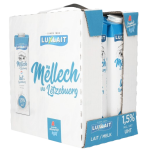 Lait UHT demi écrémé 1.5%MG 6x1l