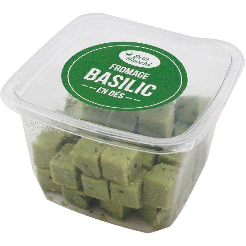 Fromage en dés au basilic 120g
