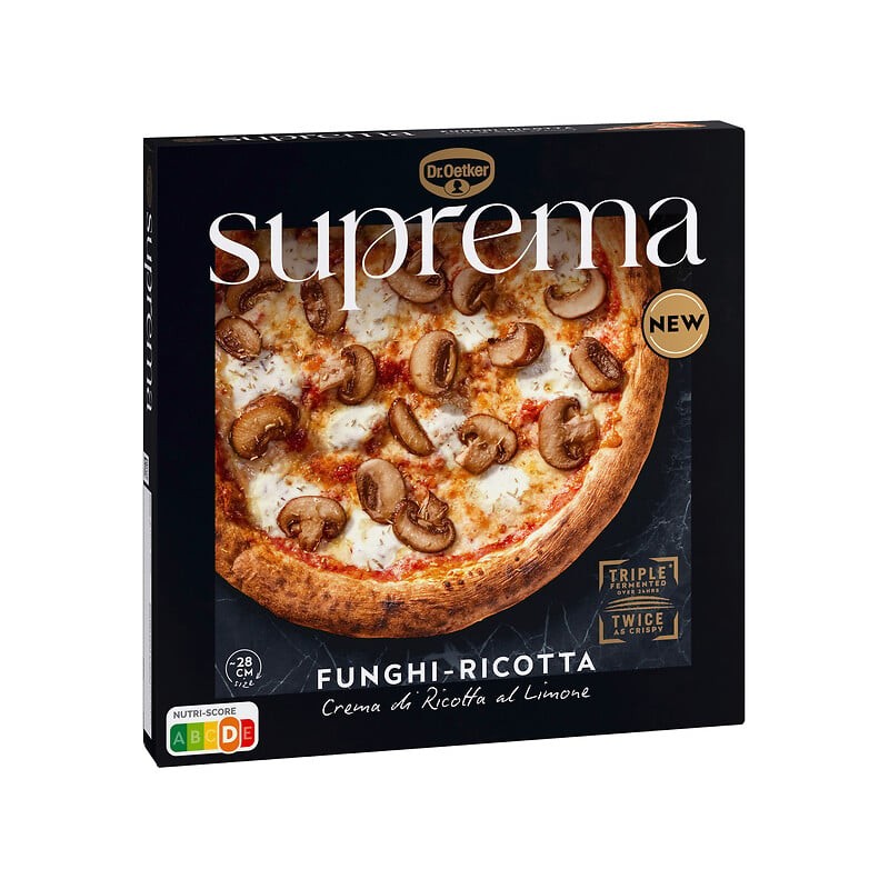 Pizza suprema funghi ricotta 455g