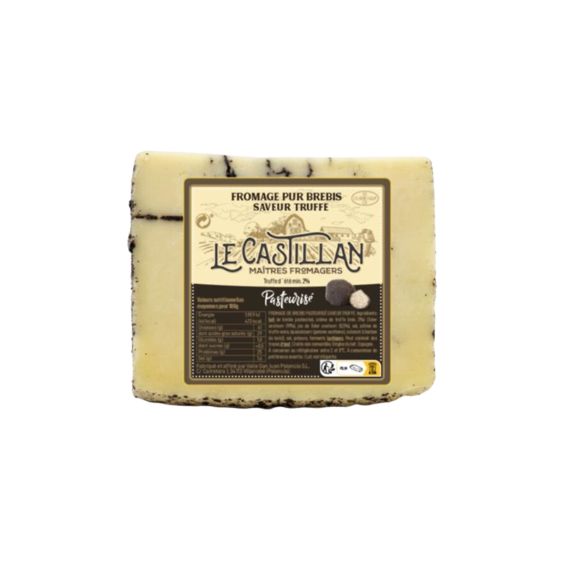 Fromage pur brebis pasteurisé à la truffe d'été 150g