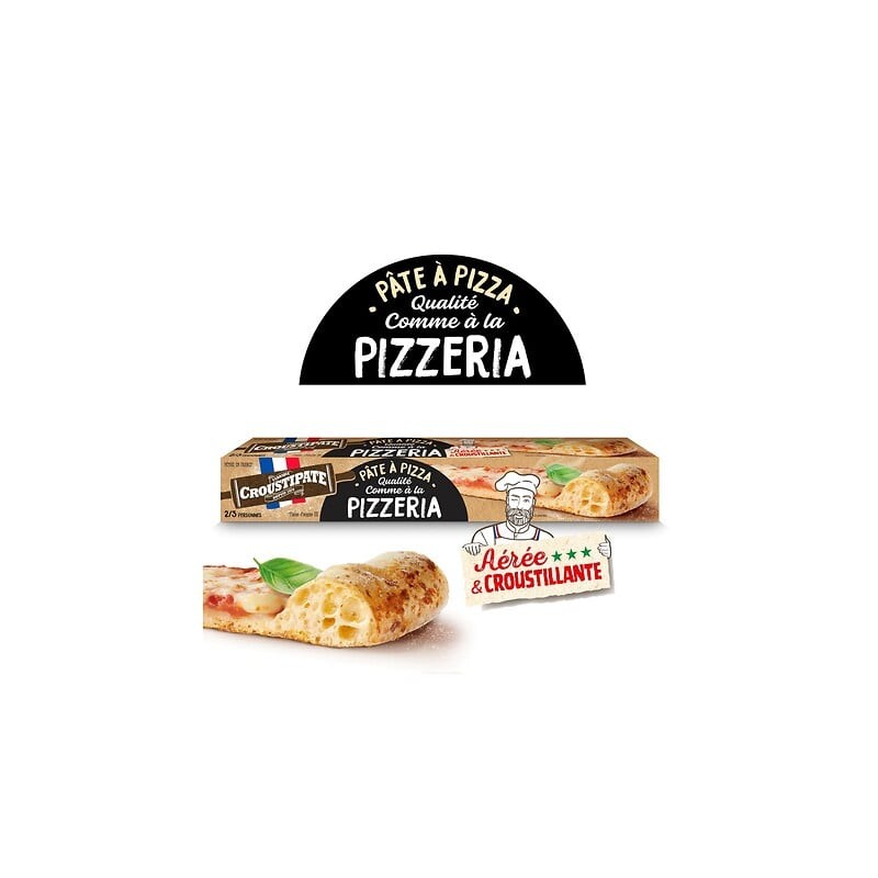 Pâte à pizza aérée et croustillante 300g