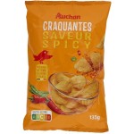 Chips ondulées craquantes saveur épicé 135g