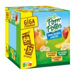 Gourdes compotes de pomme nature pomme poire et pomme banane 96x90g