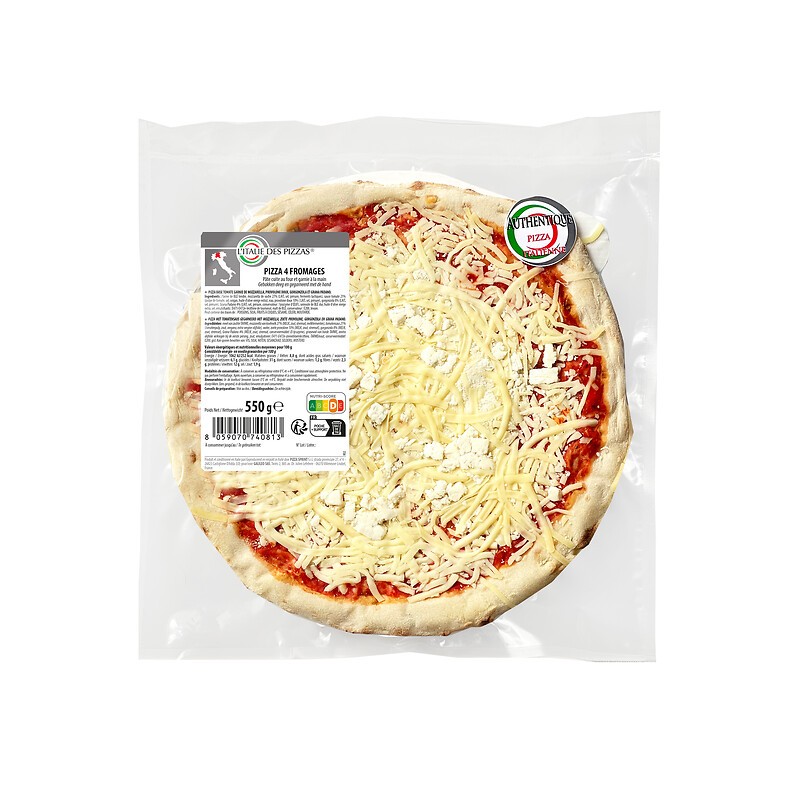 Pizza 4 fromages 550g