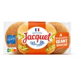 Pain burger géant brioché x4 300g