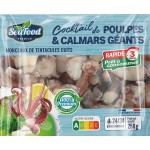Cocktail de calmars géants et poulpes cuits 250g