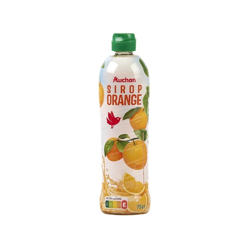 Sirop d'orange bidon plastique 75cl