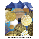 Sac cadeau moyen 18x18x10cm pétille x1