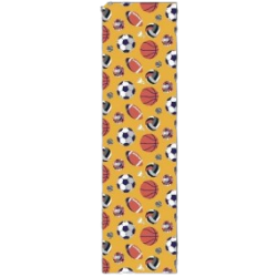 Papier cadeau orange et motifs sport 2mx70cm