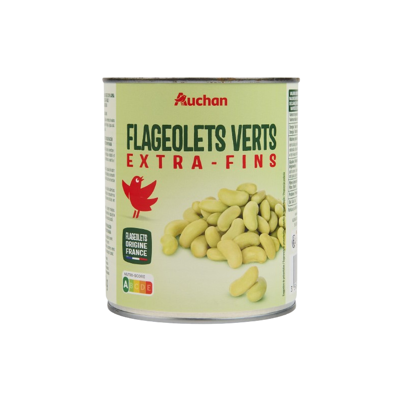 Flageolets verts extra-fins 530g