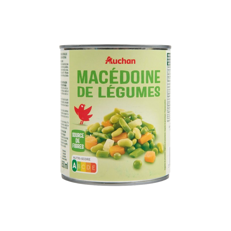 Macédoine de légumes 530g