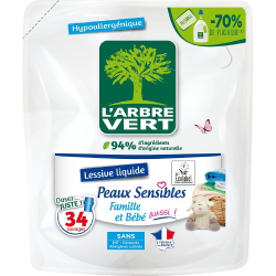 Lessive liquide fraicheur intense hypoallergénique recharge 1.53l