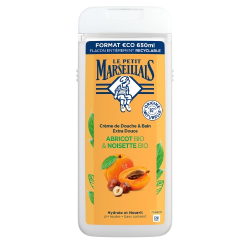 Gel douche extra doux abricot & noisette bio 650ml