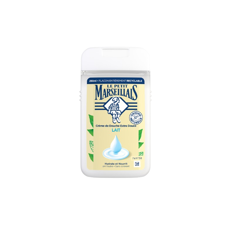 Gel douche extra doux au lait 250ml