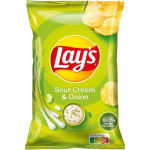 Chips à la crème fraîche et aux oignons 150g