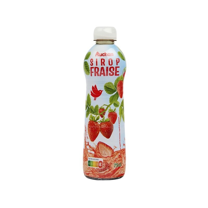 Sirop de fraise bidon plastique 75cl